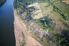 Aerial photograpy of Chaumont-sur-Loire in the state Loir et Cher, France