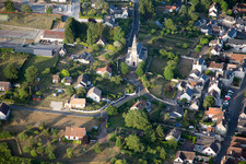 Candé-sur-Beuvron in the state Loir et Cher, France from above