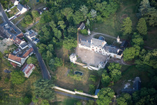 Chailles in the state Loir et Cher, France from above