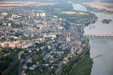 Bird's eye view of Blois in the state Loir et Cher, France