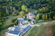 Drone image of Landes-le-Gaulois in the state Loir et Cher, France