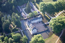 Cléry-Saint-André in the state Loiret, France seen from above