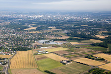 Aerial view of Saint-Denis-en-Val in the state Loiret, France