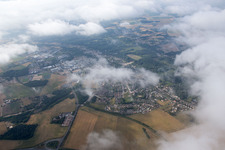 Aerial view of Amilly in the state Loiret, France