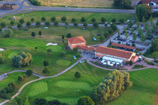 Golf Course Landgut Dreihof - GOLF absolute in the district Dreihof in Essingen in the state Rhineland-Palatinate, Germany seen from above