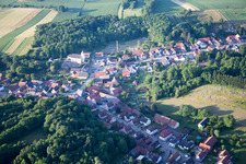 Neewiller-près-Lauterbourg in the state Bas-Rhin, France out of the air
