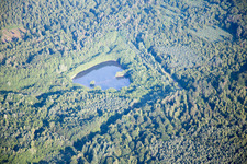 Aerial photograpy of Forstfeld in the state Bas-Rhin, France