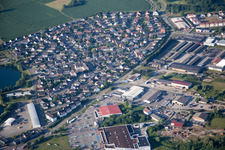 Aerial photograpy of Soufflenheim in the state Bas-Rhin, France