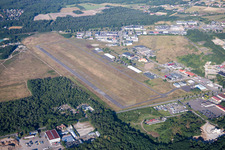 Airport in Haguenau in the state Bas-Rhin, France