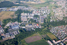 Aerial photograpy of Haguenau in the state Bas-Rhin, France