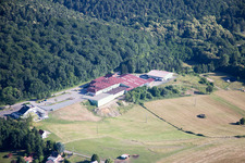 Aerial photograpy of Cleebourg in the state Bas-Rhin, France