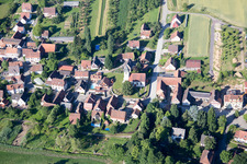 Cleebourg in the state Bas-Rhin, France out of the air