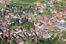 Steinseltz in the state Bas-Rhin, France out of the air