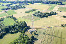 Oblique view of Wissembourg in the state Bas-Rhin, France