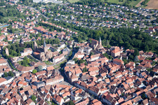 Wissembourg in the state Bas-Rhin, France out of the air