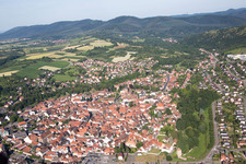 Drone image of Wissembourg in the state Bas-Rhin, France