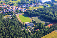 TuS 1908 Schaidt stadium and sports hall in the district Schaidt in Wörth am Rhein in the state Rhineland-Palatinate, Germany