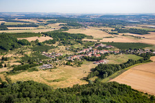 Aerial view of Vigneulles in the state Meurthe et Moselle, France