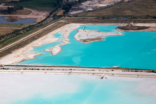 Aerial photograpy of Saltworks in Rosières-aux-Salines in the state Meurthe et Moselle, France