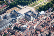 Aerial view of Lunéville in the state Meurthe et Moselle, France