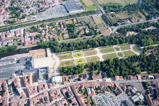 Lunéville in the state Meurthe et Moselle, France out of the air