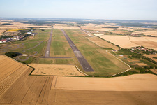 Aerial view of Chambley-Bussières in the state Meurthe et Moselle, France