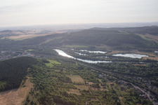 Aerial view of Arnaville in the state Meurthe et Moselle, France