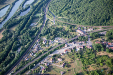 Arnaville in the state Meurthe et Moselle, France from above