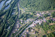 Arnaville in the state Meurthe et Moselle, France out of the air