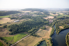 Bird's eye view of Arnaville in the state Meurthe et Moselle, France
