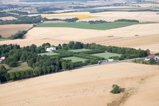 Grave rows on the grounds of the American Cemetery Saint Mihiel in Thiaucourt-Regnieville in Grand Est, France