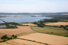 Lake Madine in Essey-et-Maizerais in the state Meurthe et Moselle, France
