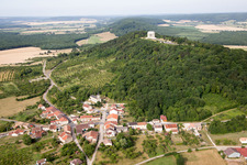 Aerial photograpy of American War Memorial in Montsec in the state Meuse, France