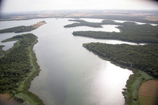 Lake Madine in Buxières-sous-les-Côtes in the state Meuse, France
