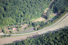 Fish ponds in Lamorville in the state Meuse, France