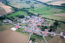 Aerial photograpy of Woimbey in the state Meuse, France