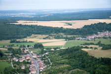 Geville in the state Meuse, France from above
