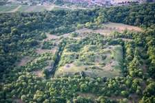 Aerial photograpy of Lucey in the state Meurthe et Moselle, France