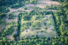 Bunker building complex made of concrete and steel Fort de Lucey in Lucey in Grand Est, France