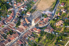 Church building in the village of in Lucey in Grand Est, France