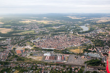 Aerial view of Toul in the state Meurthe et Moselle, France