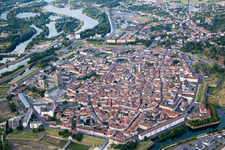 Toul in the state Meurthe et Moselle, France out of the air