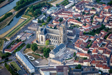 Church building of the cathedral of St. Stephen's in Toul in Grand Est, France
