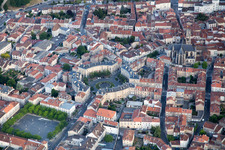Toul in the state Meurthe et Moselle, France from the drone perspective