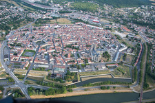 Toul in the state Meurthe et Moselle, France from a drone