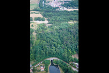 Foug in the state Meurthe et Moselle, France from the plane