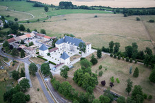 Bird's eye view of Montbras in Taillancourt in the state Meuse, France