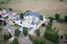 Montbras in Taillancourt in the state Meuse, France viewn from the air