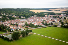 Oblique view of Vaucouleurs in the state Meuse, France