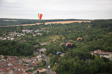 Vaucouleurs in the state Meuse, France from the drone perspective